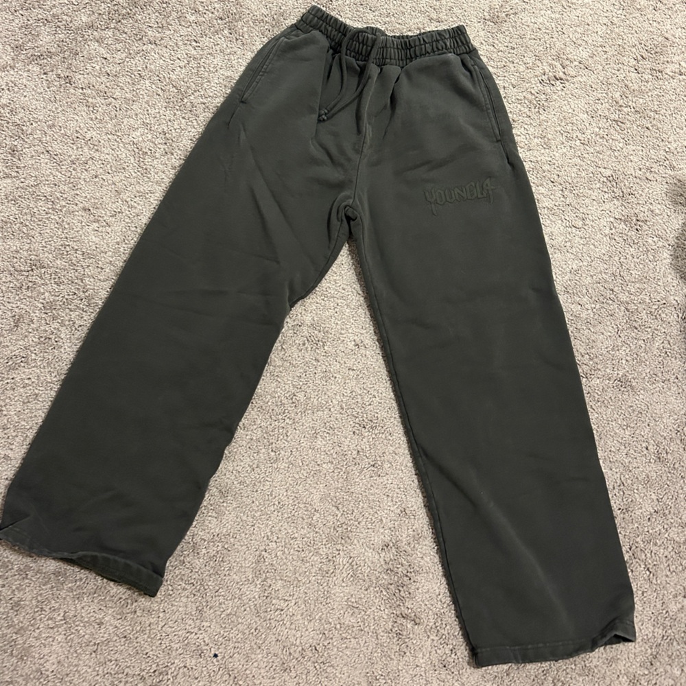 YoungLA Dark Green Sweatpants